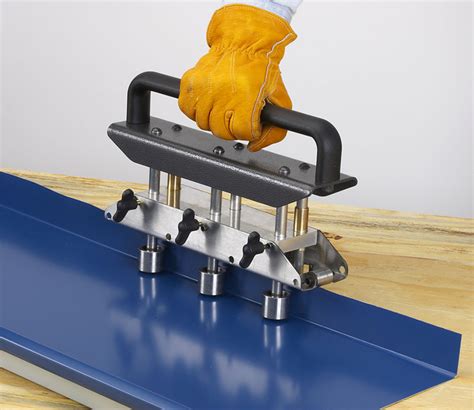 1 4 sheet metal roller|handheld sheet metal edge roller.